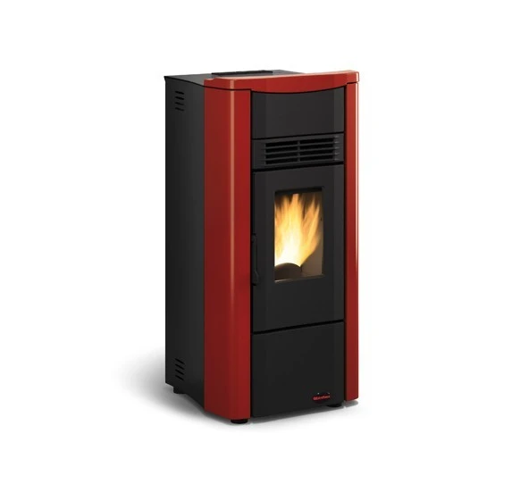 EXTRAFLAME - GIUSY EVO 2.0 - BORD ESTUFA 7,0 KW PELET VENTILADA BURDEOS A+