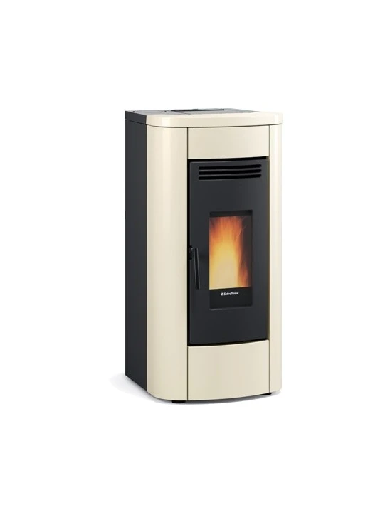 EXTRAFLAME - KLAUDIA PLUS ESTUFA 8,0 KW PELET CANALIZADA MARFIL A+