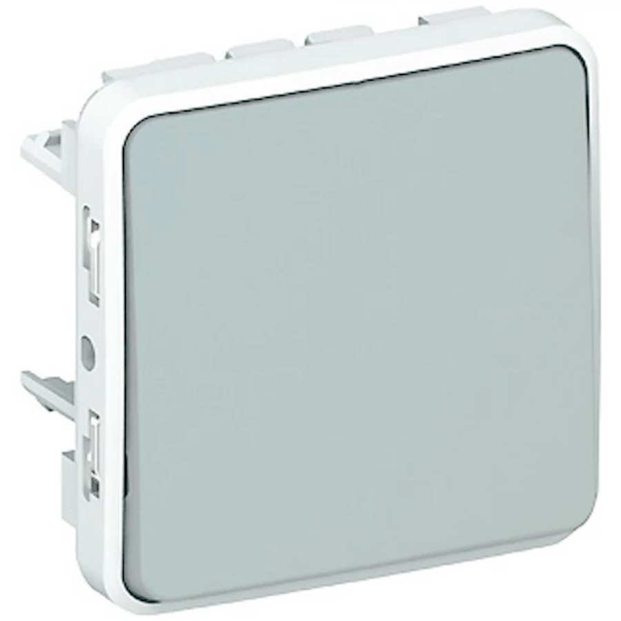 LEGRAND - PLEXO COMMUTADOR 10AX GRIS SUP/ENC. 069511