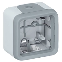 LEGRAND - PLEXO CAIXA SUPERFICIE 1M GRIS A/MEMBRANA 069651