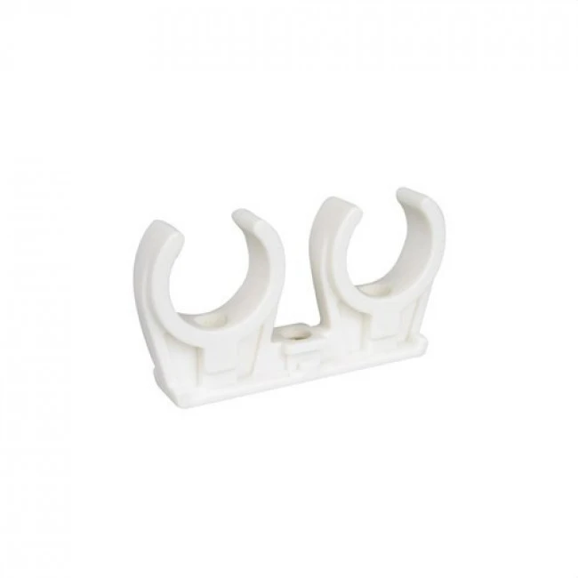 ISOFIX - BIS PUSH-FIT CLIP DOBLE 12 MM BLANC (100 U)