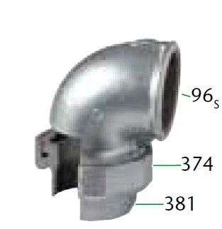 ATUSA - FIG. 96 CODO UNION 3 PIEZAS H-H 1 1/2" ACERO GALVA.