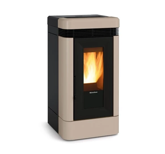 EXTRAFLAME - LUCIA PLUS ESTUFA 12,0 KW PELLET CANALITZADA TORTORA A+