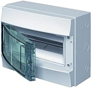 ABB - CAJA SUPERFICIE MISTRAL IP65 12 M 1F PUERTA TRANSPARENTE