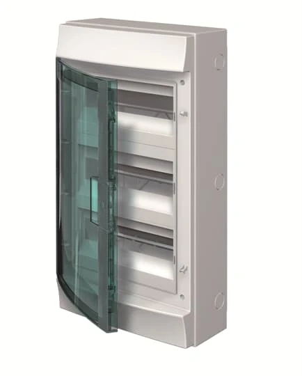 ABB - CAIXA SUPERFÍCIE MISTRAL IP65 36M 3F PORTA TRANSPARENT