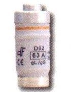 D.F. - FUSIBLE NEOZED DO2 GL 63A E-18 RF. 201163