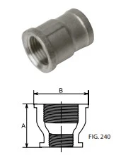 FILINOX - MANEGUET REDUCCIO ROSCAR F-F 1"-3/4" AISI 316