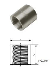 FILINOX - MANEGUET ROSCAT 1/4" AISI 316