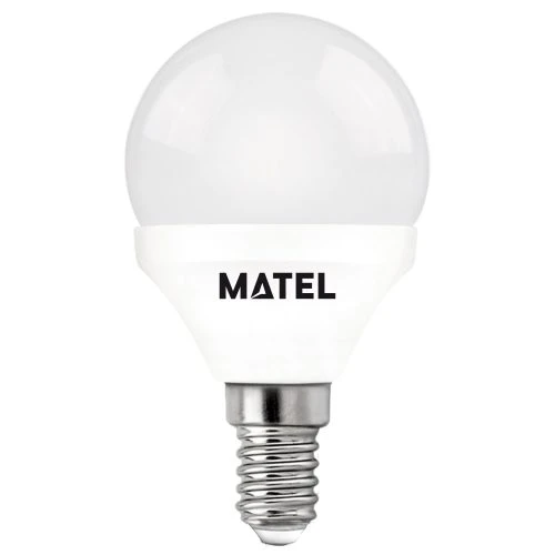 MATEL - BOMBETA LED ESFERICA E14 7W NEUTRA 23260