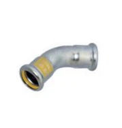 INOXPRES - PRES GAS CORBA 45º FF D-22 AISI 316L