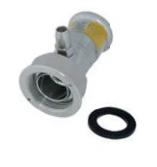 INOXPRES - PRES GAS RACOR 2 PIEZAS PRECINTABLE D-22 X 3/4" AISI 316L