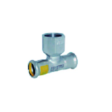 INOXPRES - PRES GAS TE FEMELLA ROSCADA D-22 X 1/2" AISI 316L