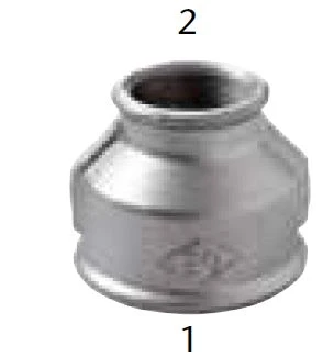 ATUSA - FIG. 240 MANGUITO REDUCIDO H-H 1/2"-3/8" ACERO GALVA.