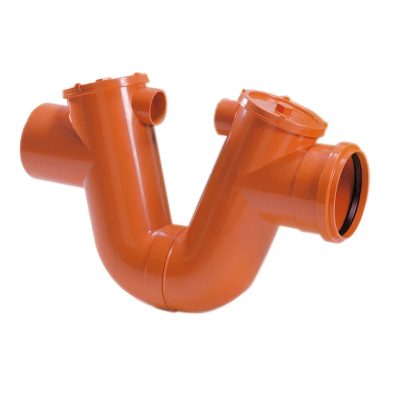PVC - SIFO EN LINEA M-F AMB REGISTRES GRIS Ø200MM