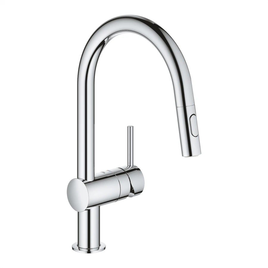 GROHE - MINTA MONOMANDO CUINA BROC C GIRATORI EXTRAÏBLE 2 BOTONS CROMAT