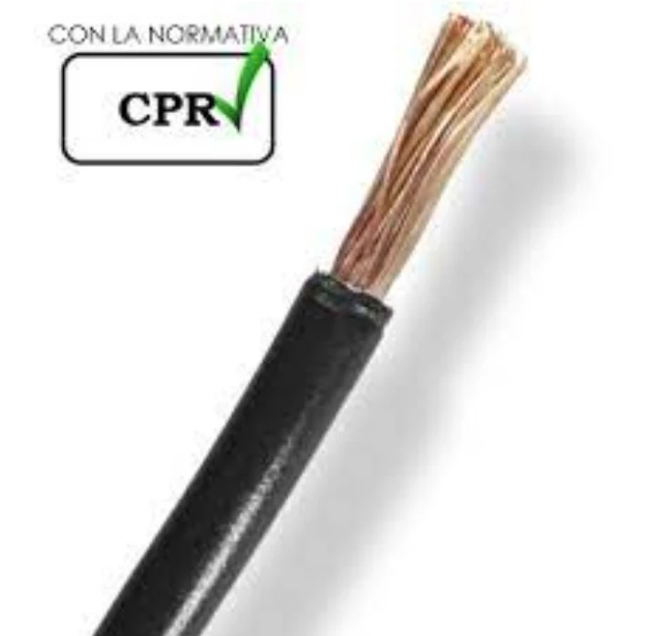 CABLE - MTS. ROTLLE LLIURE HALOG. H07Z1-K CPR NEGRE 25MM