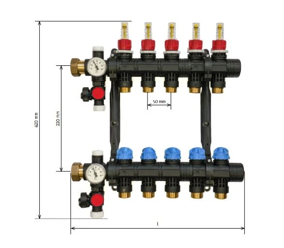 ROTH - COLECTOR PLÁSTICO MODULAR-KIT BASE