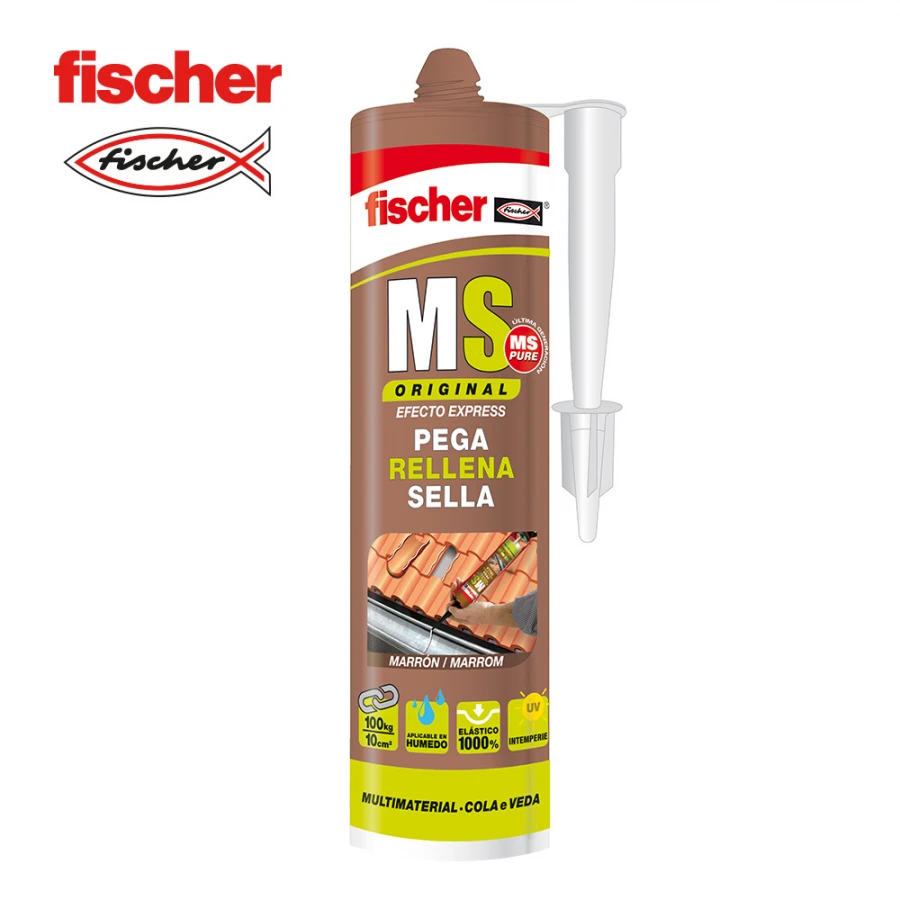 FISCHER - SEGELLANT MS PLUS MARRÓ (290 ML)