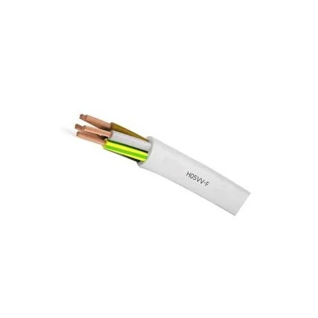 CABLE - MTS. ROTLLE MANGUERA BLANC H05VV-F 500 V 2X1MM