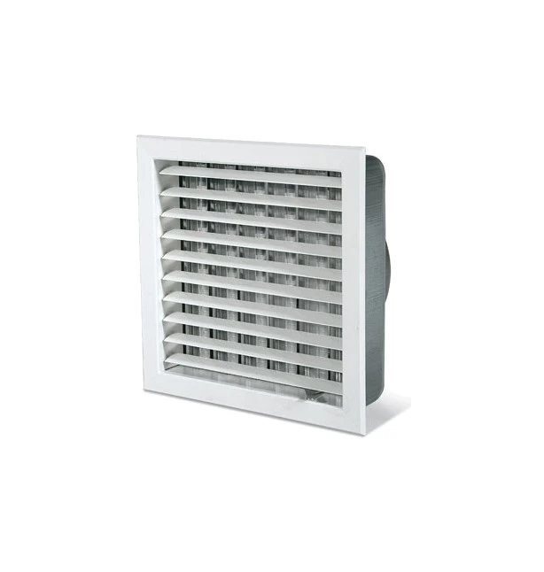 NORDICA - REJILLA DE VENTILACIÓN D.120 150X150 REGULABLE BLANCO