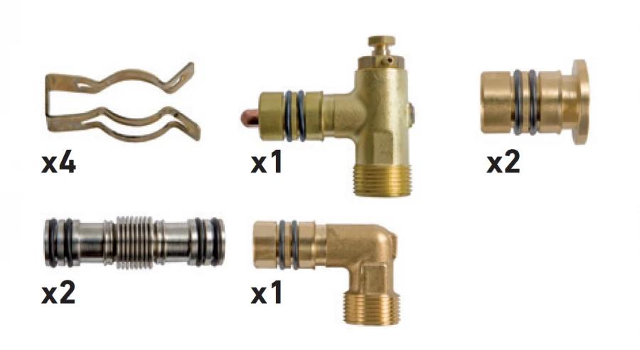 "BAXI - ACOPLAMIENTO TIPO RÁPIDO, JUNTA TÓRICA (D-22MM-3/4""M) - 1 ACCESORIO NECESARIO"