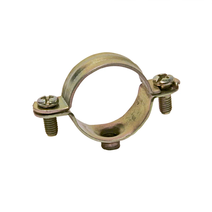 APOLO - ABRAÇ. METÀL·LICA M6 TIPUS L Ø 18 MM ACER BICROMATAT (1CAIXA=100U)