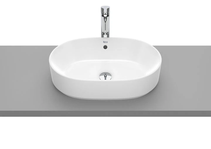 ROCA - THE GAP ROUND LAVABO 390X130 ENCIMERA PORCELLANA BLANC