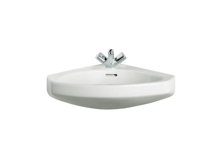 ROCA - LAVABO PORCELLANA MURAL ESTUDIO ANGULAR 440X520 BLANC