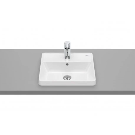 ROCA - LAVABO DE ENCIMERA THE GAP 420X390X40 AMB ORIFICI PER GRIFERIA BLANC