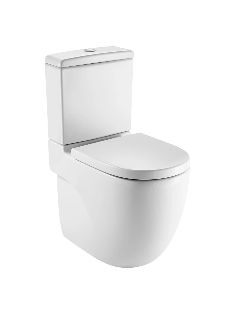 ROCA - MERIDIAN COMFORT INODORO 440 MM INODORO TANQUE BAJA DUAL BLANCO