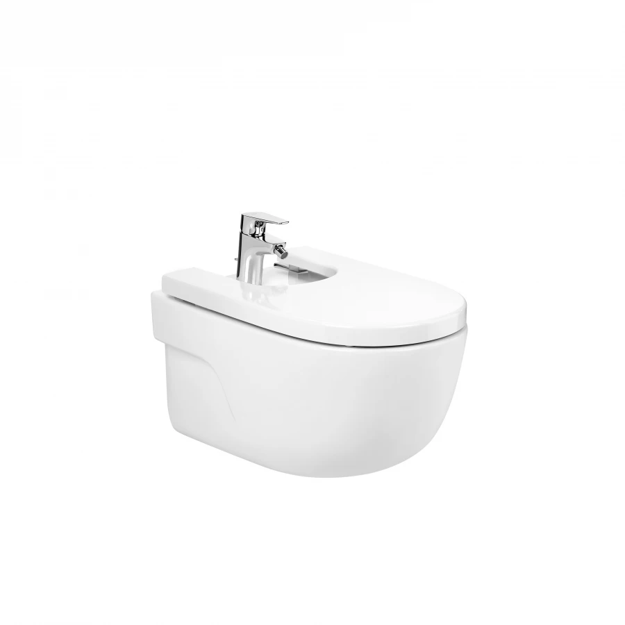 ROCA - BIDET PORCELLANA MERIDIAN SUSPES FIXACIO OCULTA BLANC