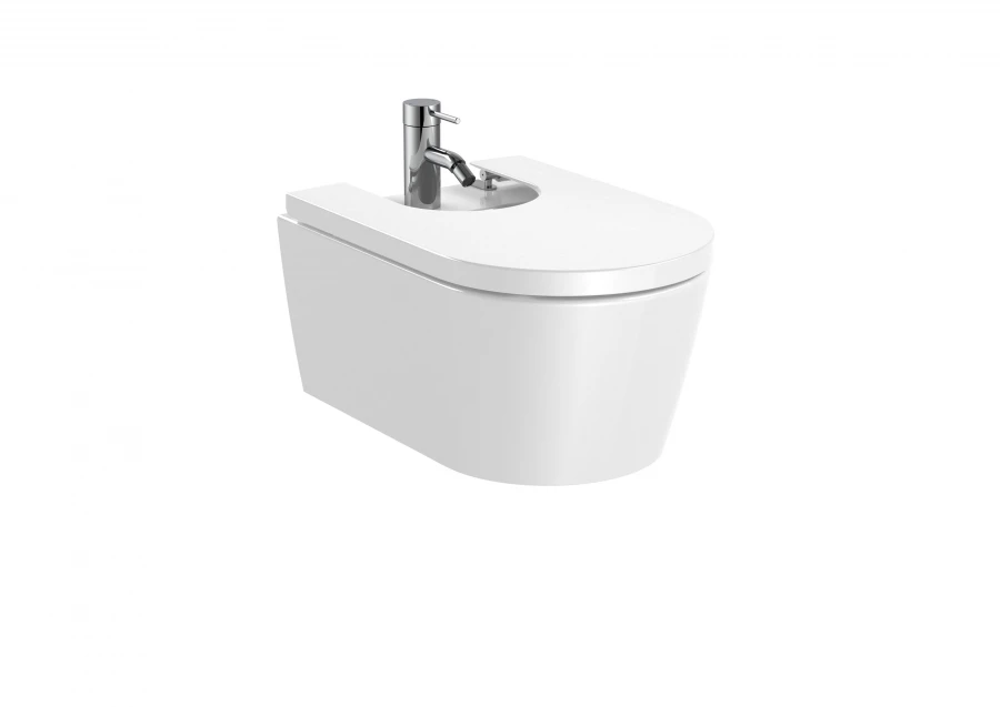 ROCA - BIDET PORCELLANA INSPIRA ROUND SUSPES FIXACIO OCULTA BLANC