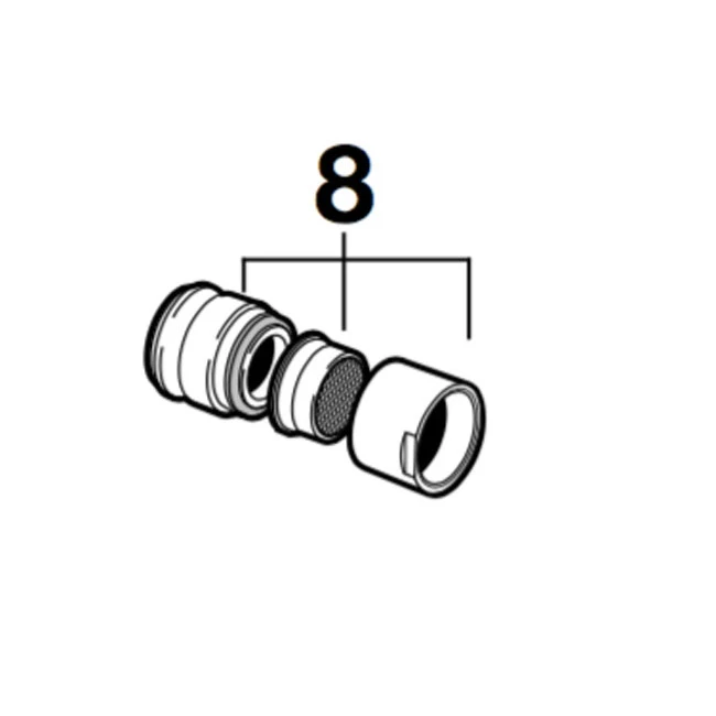 ROCA - RECANVI KIT ENLLAÇ M24 ROTULA + AIREJADOR (2U)