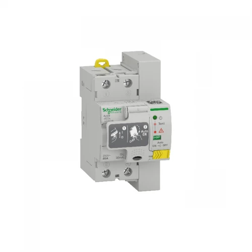 SCHNEIDER - INTERRUPTOR DIFERENCIAL REARMABLE ACTI9 REDS 2P 40A 30MA