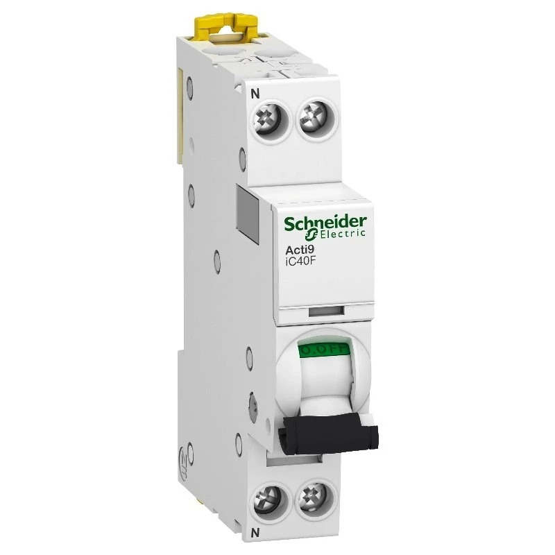 SCHNEIDER - ACTI10 INTERRUPTOR MAGNETOTÉRMICO MINIATURA 1P+N 16A 6KA IC40F