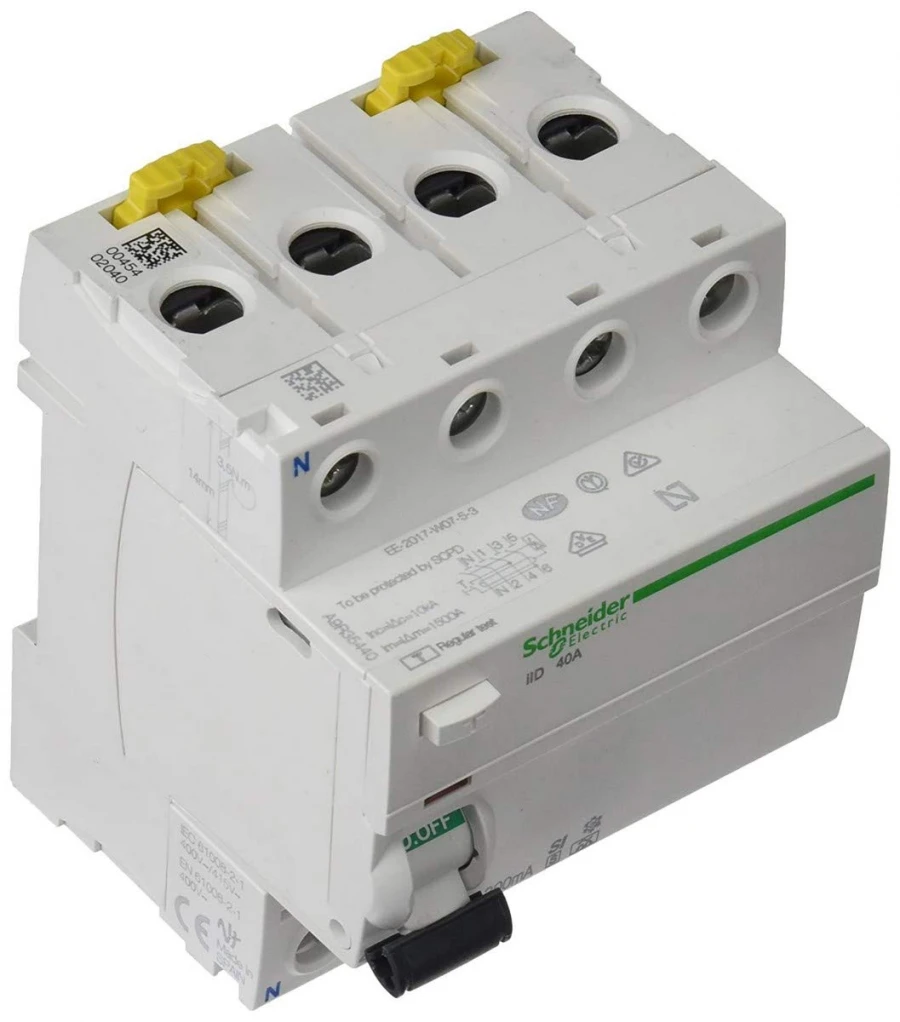 SCHNEIDER - INTERRUPTOR DIFERENCIAL  4P 40A 300MA-S A-SI