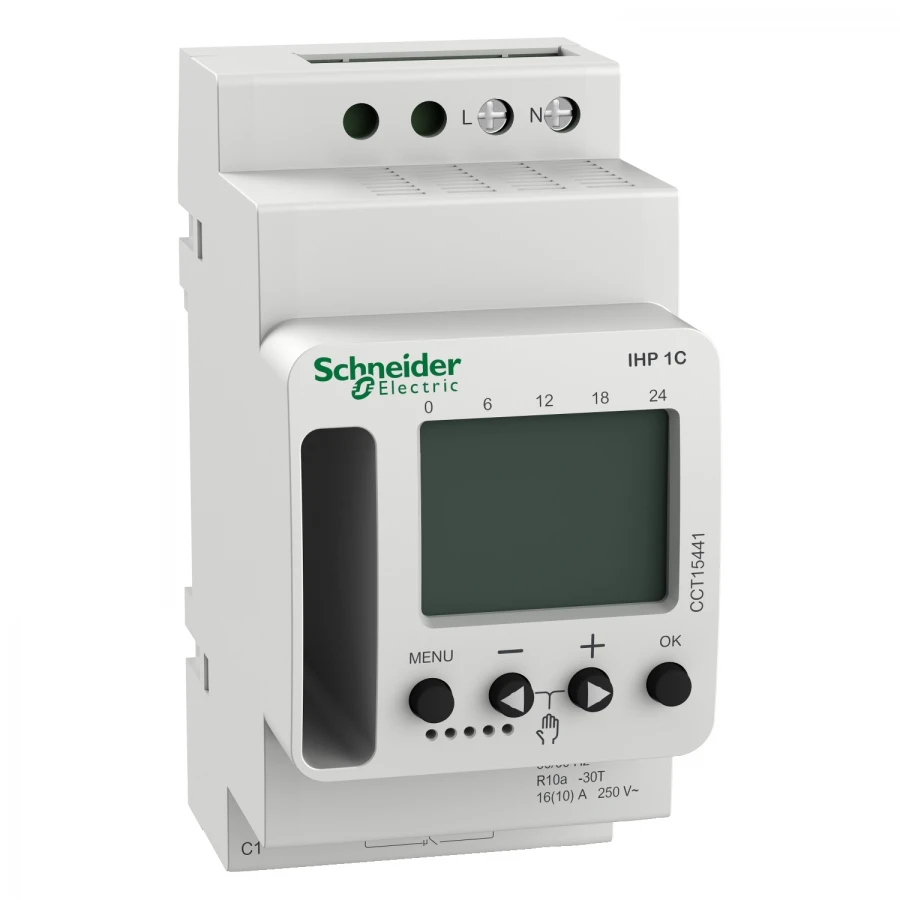 SCHNEIDER -INTERRUPTOR HORARI PROGRAMABLE 2,5 MODULS 1CANAL