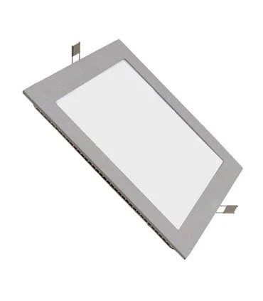 ILUMAX - DOWNLIGHT LED K CUADRADO 18W 4000K DIÁMETRO 225MM PLATA