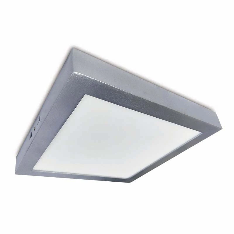 ILUMAX - DOWNLIGHT LED K SUPERFICIE CUADRADO 18W 4000K 221X32MM PLATA