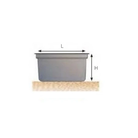 REMOSA - DIPOSIT RECTANGULAR 1000 LTS.
