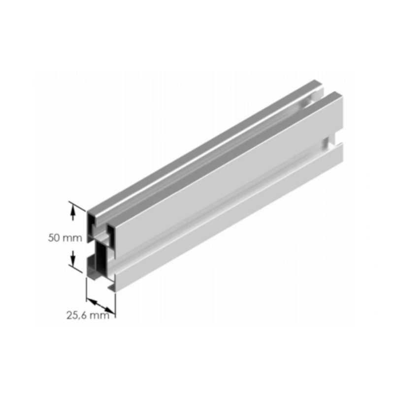 ESTRUCTURA - BARRA FIXACIO PERFIL "G1" 4800MM (1 UNITAT)