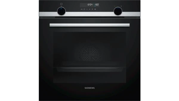 SIEMENS - FORN MULTIFUNCIÓ (9) ENCASTRABLE 60CM VIDRE NEGRE/INOX A AP PIRÓLISIS DISPLAY LCD