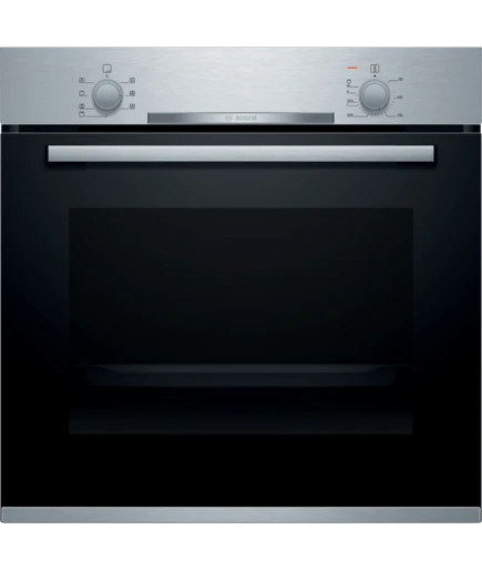 BOSCH - HORNO MULTIFUNCIÓN (5) ENCASTRABLE 60 CM 71L VIDRIO NEGRO/INOX A AP CONTROLES FIJOS