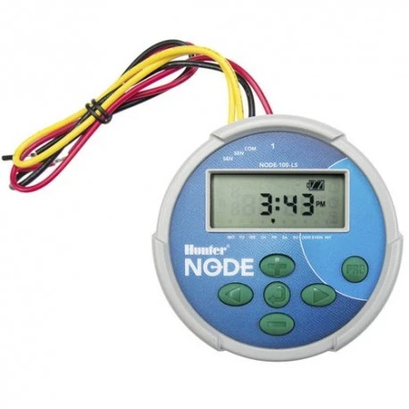 HUNTER - NODE100 PROGRAMADOR ELECTRONICO 4 ESTACIONES PILES 9V S/VALVULA