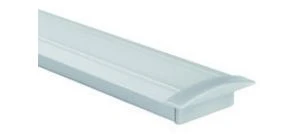 LUX LIGHT - PERFIL RECESSED LINE 7 PLATA MATE 1 METRE