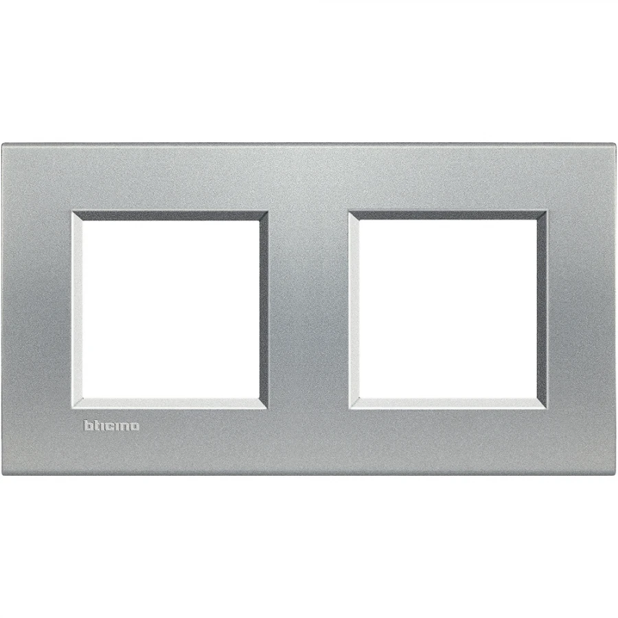 BTICINO- LIVING LIGHT PLACA 2+2MOD.TECH REF. LNA4802M2TE