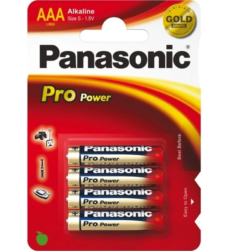 PANASONIC - BL/4P LR03 ALK PRO POWER AAA 1.5V