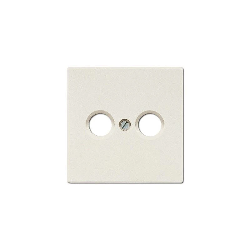 JUNG - PLACA TV/FM BLANCO MARFIL
