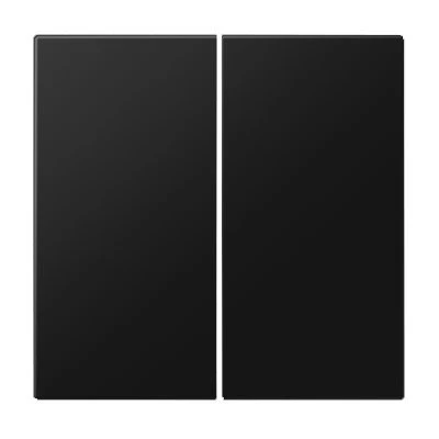 JUNG - TECLA X2 LS NEGRO MATE