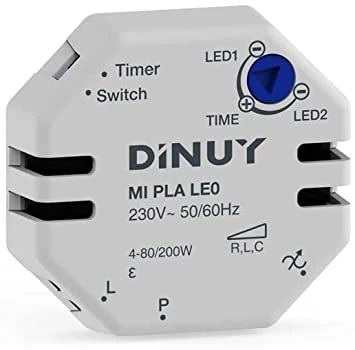 DINUY - MINUTER ELECTRONIC CAIXA  DE MECANISME 2 FILS PER LÀMPADES LED